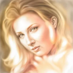 dibujo en grafito realista de rostro mujer 35 años piel blanca nariz prominente aguileña narigona gordita curvy chubby thick bbw pelo rojo suelto ojos abiertos frente primer plano contrapicado rasgos definidos boca cerrada