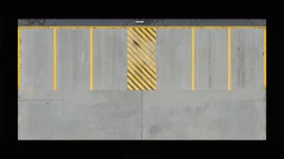 Ground layout for a concrete parking lot. Add tire marks, oil stains, cracks and weathering