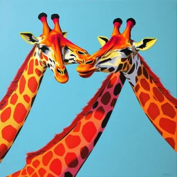 andy warhol gay giraffes painting