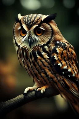 An image of an owl perched on a branch, symbolizing wisdom and guidance.