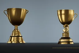 minimalistic trophy design for animation film festival