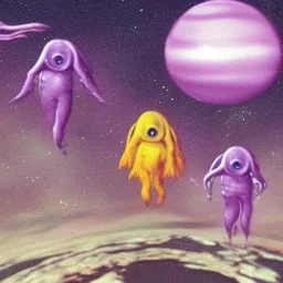 Alien creatures from space.