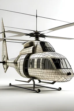 Helicopter westland lynx inspire by orchard mason bee, geometric body,minimalist