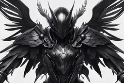 Symbiote Cyber Machine crow in 8k nier automata drawing style, black wings, close picture, apocalypse, intricate details, highly detailed, high details, detailed portrait, masterpiece,ultra detailed, ultra quality