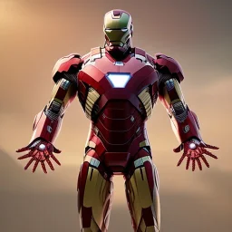 iron man realistic, hyper details, 8k, octane render