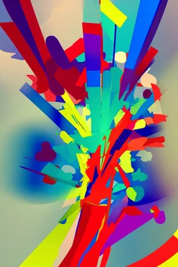 Abstract art, colors,