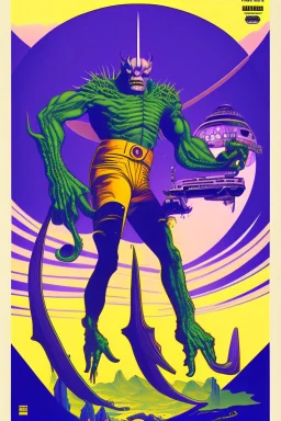 monster 70s sci fi art