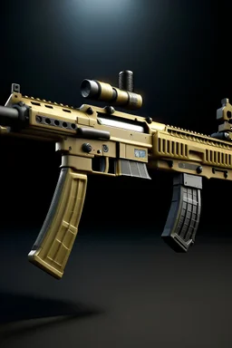 DONT ADD TEXT OR FONT. See Full Gun. Merge a honey badger, mp5 and Mp7
