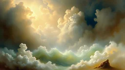 Style J. M. W. Turner, luxury, dream world, safety, gentle calm beauty, fantasy world, magic, enchantment, beautiful composition, exquisite detail