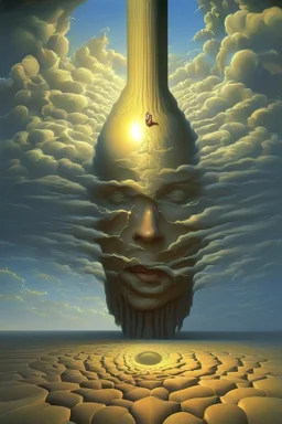 "If you bring forth what is within you, it will save you. If you do not bring forth what is within you, it will destroy you"; surrealism; Vladimir Kush