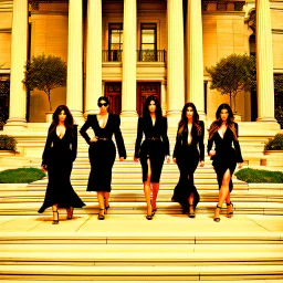 The members of a United States Federal Appellate Court are all Kardashians.