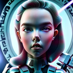 Anya Taylor-Joy, in Star Wars, lasers