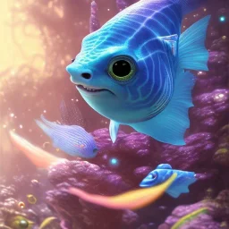 cute fish “wearing avatar make up” Pandora