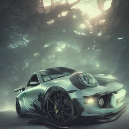 a photo of a beautiful 911 rs, art by lois van baarle and loish and ross tran and rossdraws and sam yang and samdoesarts and artgerm and saruei, digital art, highly detailed, intricate, sharp focus, Trending on Artstation HQ, deviantart, unreal engine 5, 4K UHD image