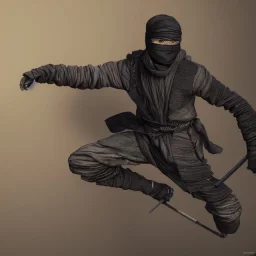 8k 4d photo realistic Highly detailed portrait of Ninja illustration