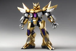 Striker Megazord which has the colours Gold and Silver also made from the Mantis Wrecker Zord and the Scarab Jet Zord