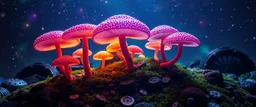 self harmony contrapunctus fungus in the style of fsol, beethoven, goa trance breaks, dancefloor drum and bass,