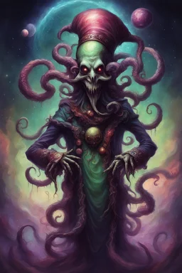 cosmic horror divinity of trickery jester lovecraftian