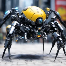 Utility Spider Cyborg System from Masamune Shirow Inc. Ranging from the size of an appleseed to a golf ball , A multi-legged, small self-propelled mechanical utility droid, equipped with the famous Shirow Bioroids' AI brain. Its function is to assist with small tasks: repair and maintenance, surveillance and alert of any potential threats, also is equipped with seburo J9 9mm with HV Shells and poseidon norinco inc muultipurpose guns