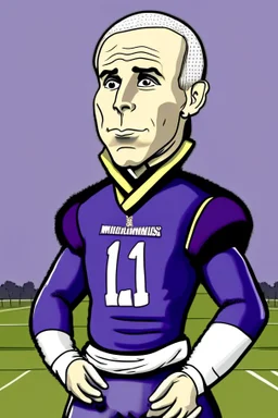 James Madison British football player cartoon 2d