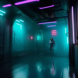 Actor, jason momoa, blade runner style, rain, fog, neon ambient, gradient color, clean skin, circuits, latex coat, cyber punk, neon, tubes, portrait, photo studio, unreal engine 5, smooth color, 16 bit, god lights, ray tracing, RTX, lumen lighting, ultra deatail, volumetric lighting, 3d, finely drawn, hd.