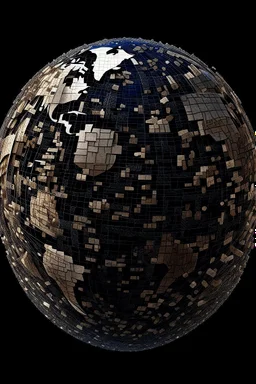 The globe is made of the letters of the English alphabet. The earth is in space and letters are flying around the earth. The letters form the outlines of the globe itself. Letters fly around the globe in a whirlwind. A lot of letters, an abstract composition. Everything is very well drawn. A high-resolution image of 8 K.