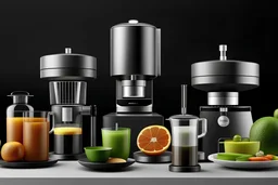 5 different types of juicers in one picture