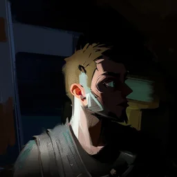 hand-painted 2D environment that is highly stylized, with exaggerated facial features and angular shapes with a color palette is dominated by rich, earthy tones, with splashes of bright colors used to draw attention to important objects or characters. The backgrounds are incredibly detailed, with a range of textures and lighting effects that give the world a tangible, lived-in feel.