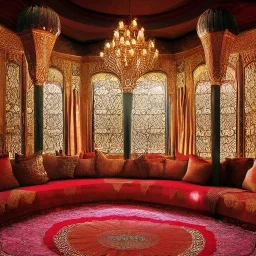 Arabian palace harem