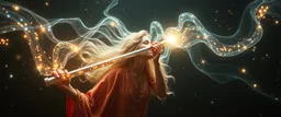 quantum vuvuzela greek god gandalf as a young woman floating transparent shiny slug notes