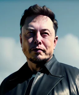 A portrait of elon musk,8k,unreal,cinematic lights, atmospheric, realistic, unreal engine, cinematic lighting, octane render.