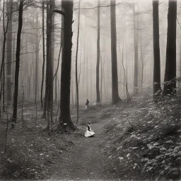 [Hunter Captures Elusive Fairy in Forest, May 18, 1889 - Sussex, England]