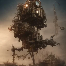 Heartbroken, steampunk, realistic, futuristic, heroic, 8k resolution, cinematic 4d