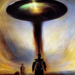 Alien Abduction painted by William Turner