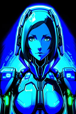 anime version of cortana from halo