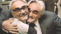 leonardo dicaprio spooning martin scorsese