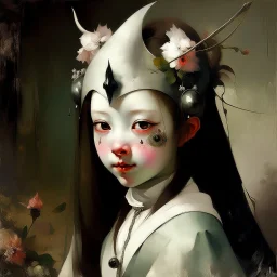 girl with a mask Hieronymus Bosch