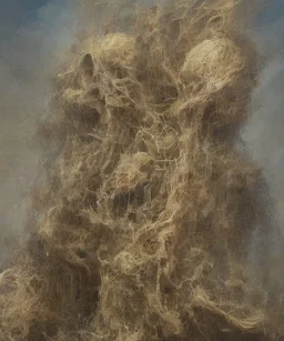 neural network. oil on canvas, beksinski