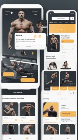 profil page for gym app