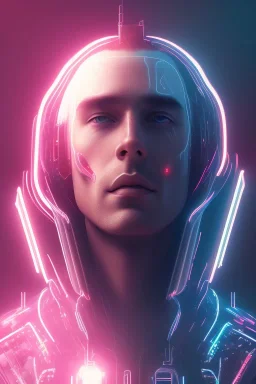 cyberpunk, head, men, portrai, tron