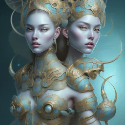 sango fantasy, fantasy magic, intricate, sharp focus, illustration, highly detailed, digital painting, concept art, matte, artgerm and paul lewin and kehinde wiley, masterpiece sexy lips Asian lady body Papu New Guina turquoise space lady space sun galaxy