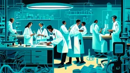 The image for the article can depict a dedicated medical team engaged in advanced laboratory research. In this scene, doctors and researchers come together to study and understand rare and intriguing diseases. The atmosphere is one of discovery, science, and technological advancement, with the team diligently working to improve human understanding of these mysterious conditions and develop better treatments for patients. The image reflects scientific progress and the efforts made to achieve adva