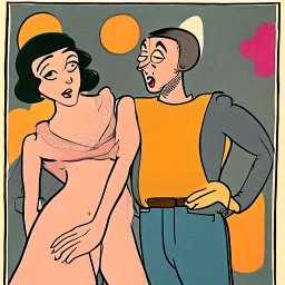 Gina Strippoli and brian anwander 30s cartoon