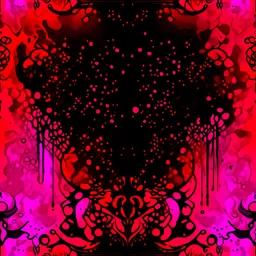 Gothic Red Purple ink background