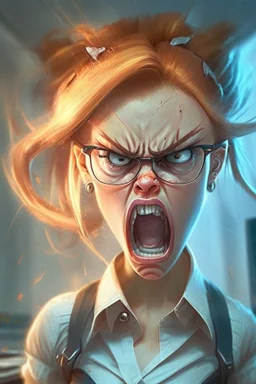 Angry Lux IT professional