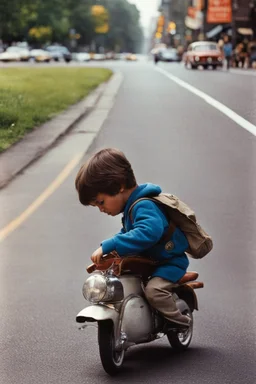 Mesmerized By The Sights Of Earth In The 1970s This Little Guy Misses His Ride Home