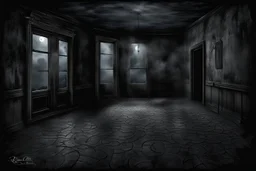 It was a creepy, silent night. The dark shadows danced across the walls, and sky , and the full moon make heavily verticíl light in the room, a dark Silhouette stands in the evil fog, in the grey ruined room, the sleeping human heart ached with fear and sadness, for knows what waiting at the end