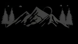 Make the Mountain, but make sure the colour should be white.