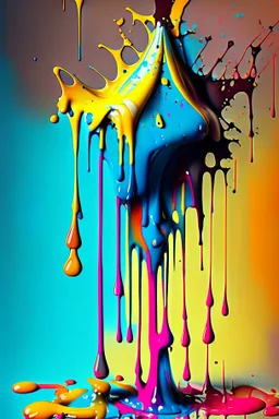 Paint drips