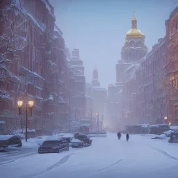 Санкт-Петербург зимой